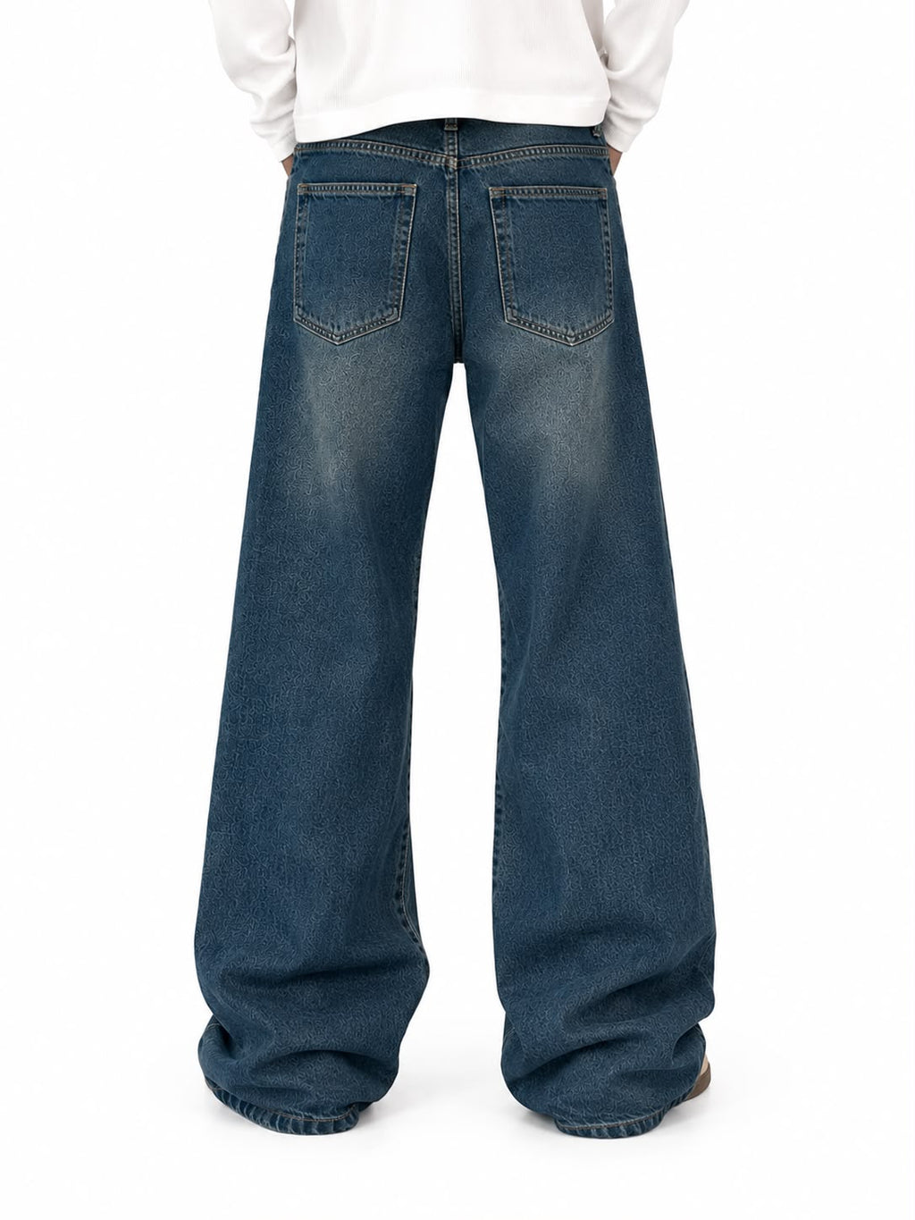 Premium Wide Leg Denim Pants