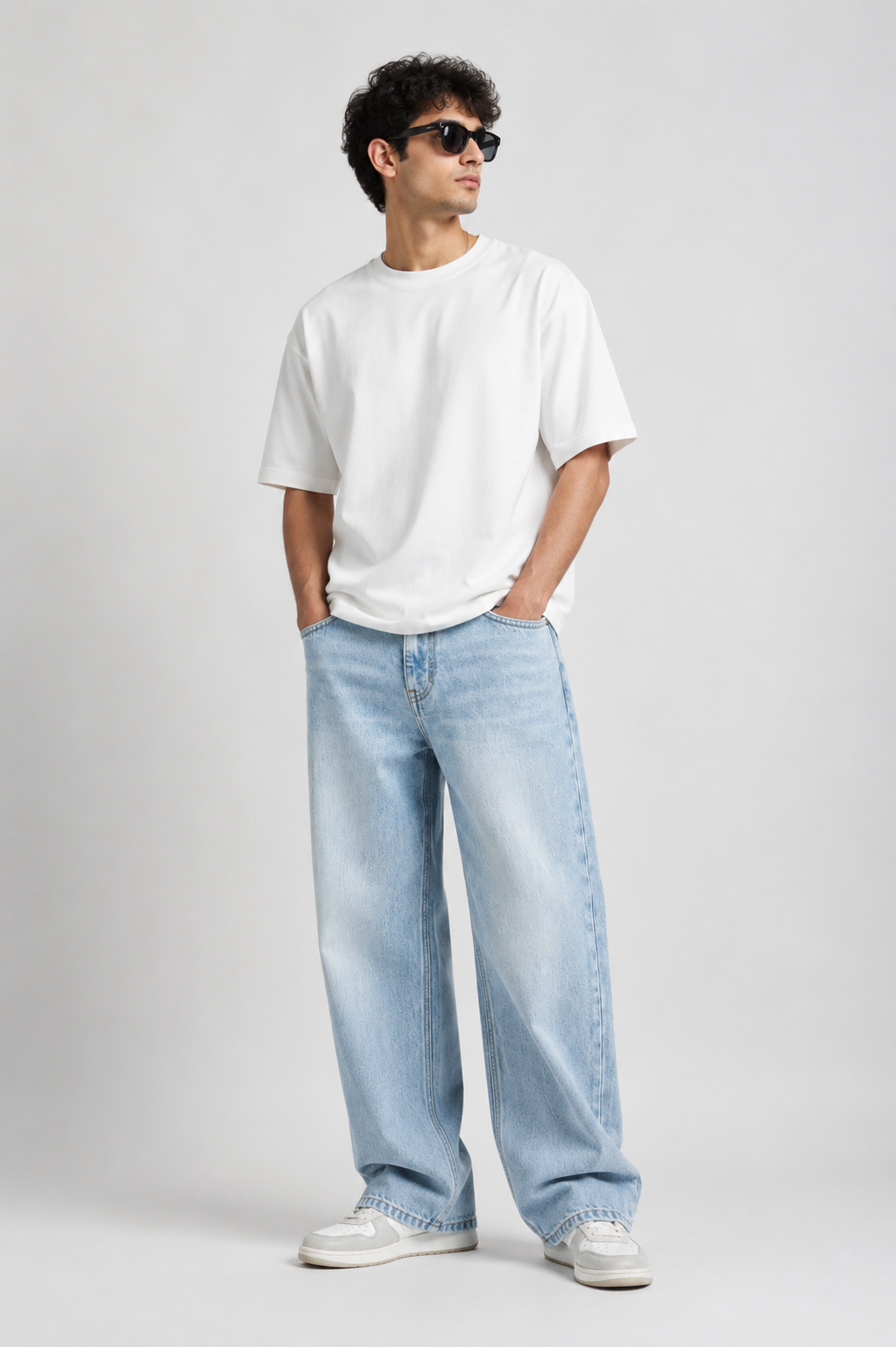 Premium Relaxed Fit Denim Pants Main image