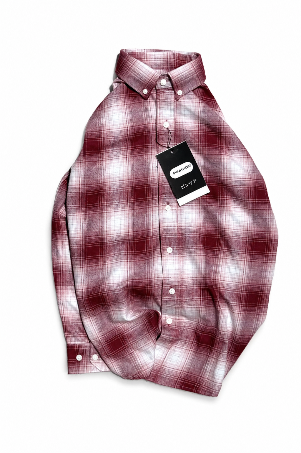 Soft Cotton Button-Down Check Shirt Main image