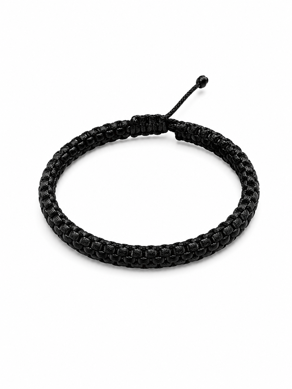 Men’s Black Braided Macramé Bracelet