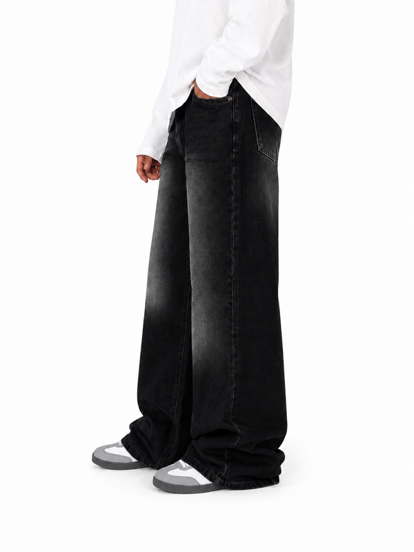 Premium Wide Leg Denim Pants