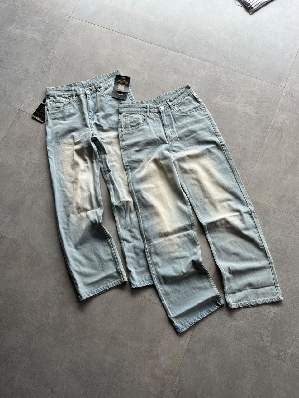 Men's High length straight fit jeans