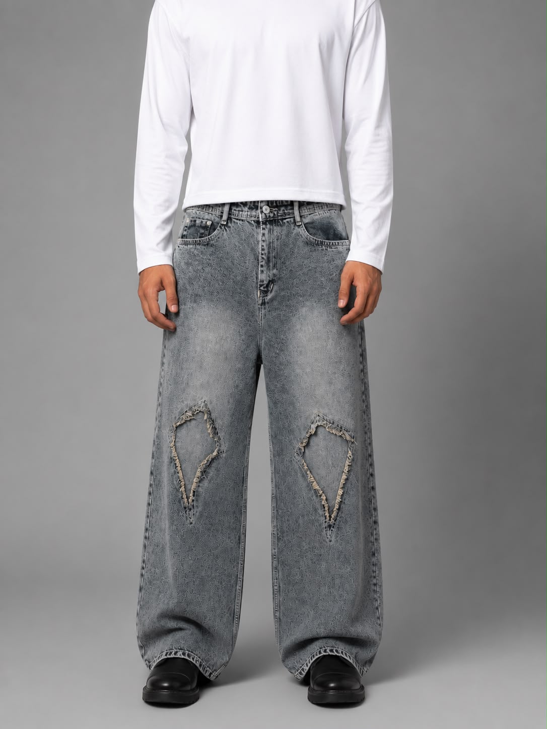 Wide Leg Vintage Streetwear Denim