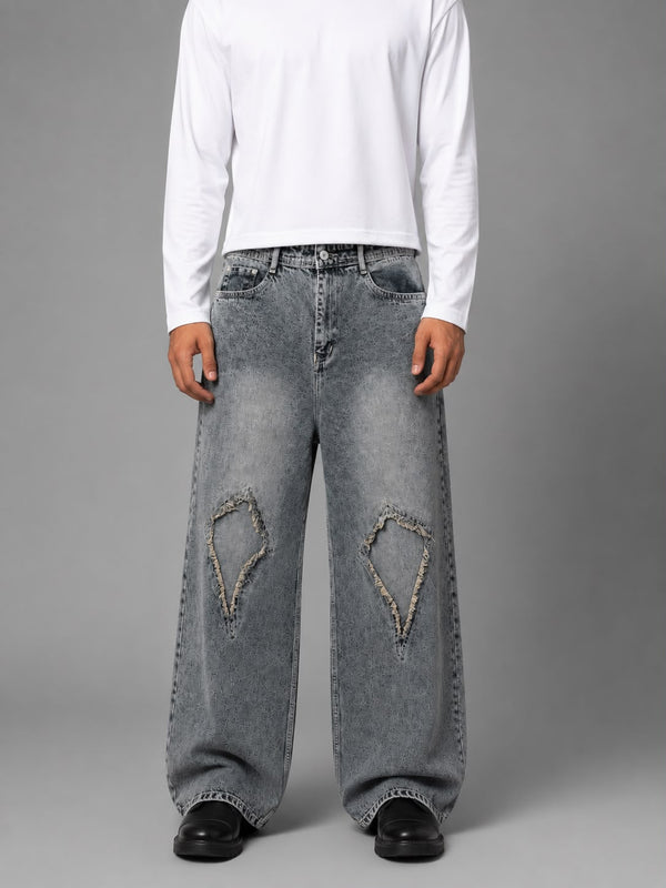 Wide Leg Vintage Streetwear Denim