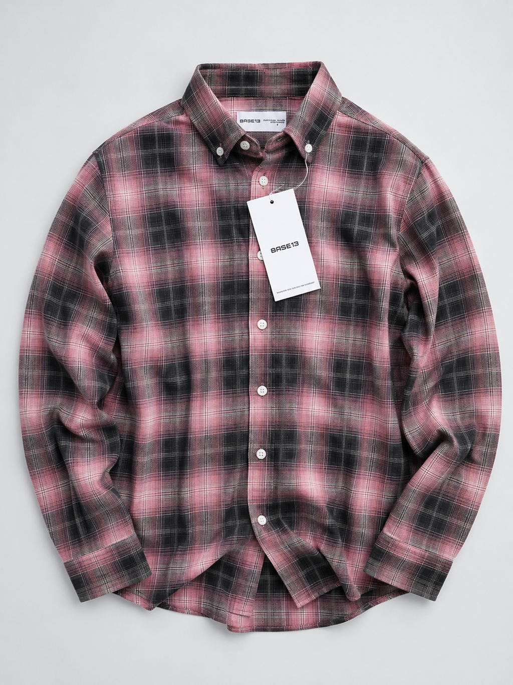 BASE13 Premium Plaid Flannel Shirt for Men