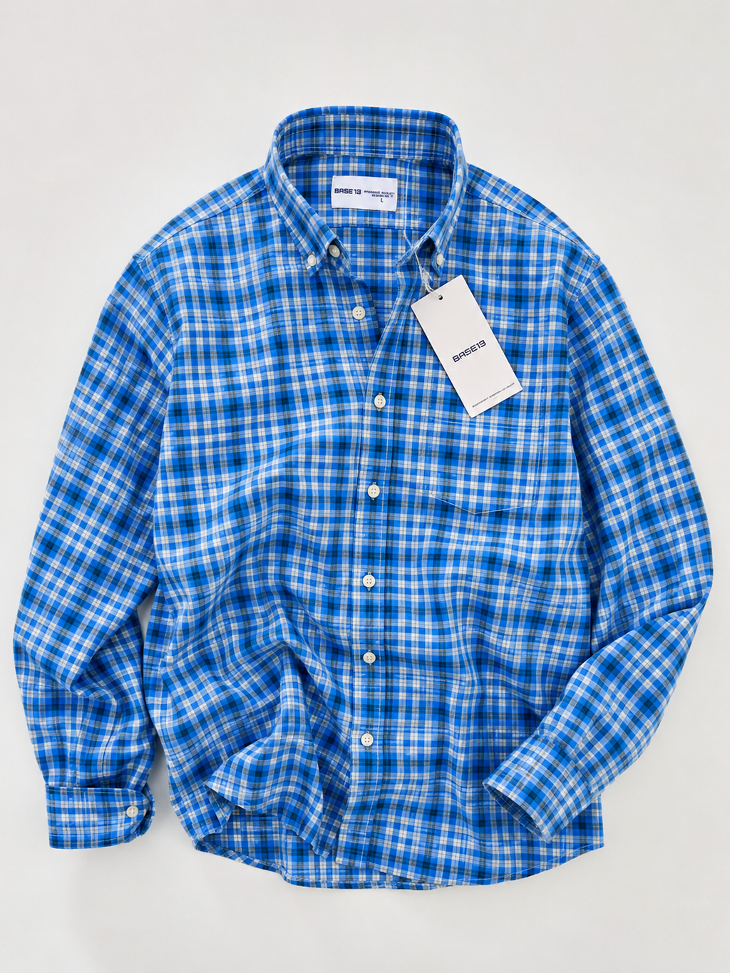 BASE13 Premium Plaid Flannel Shirt for Men