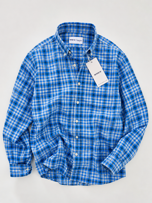 BASE13 Premium Plaid Flannel Shirt for Men