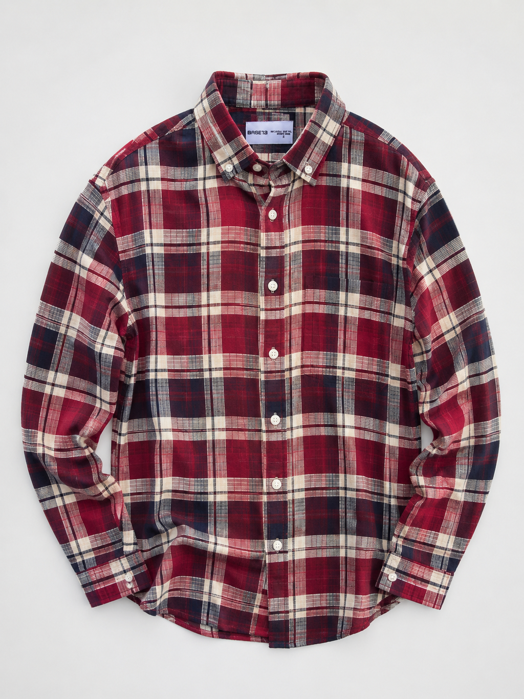 BASE13 Premium Plaid Flannel Shirt for Men