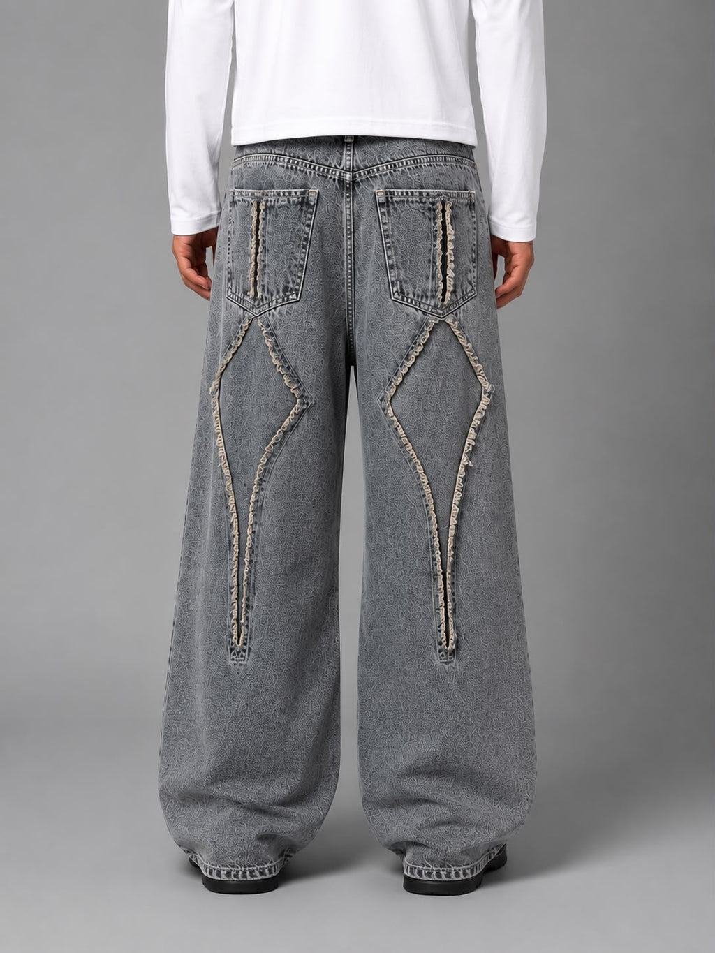 Wide Leg Vintage Streetwear Denim