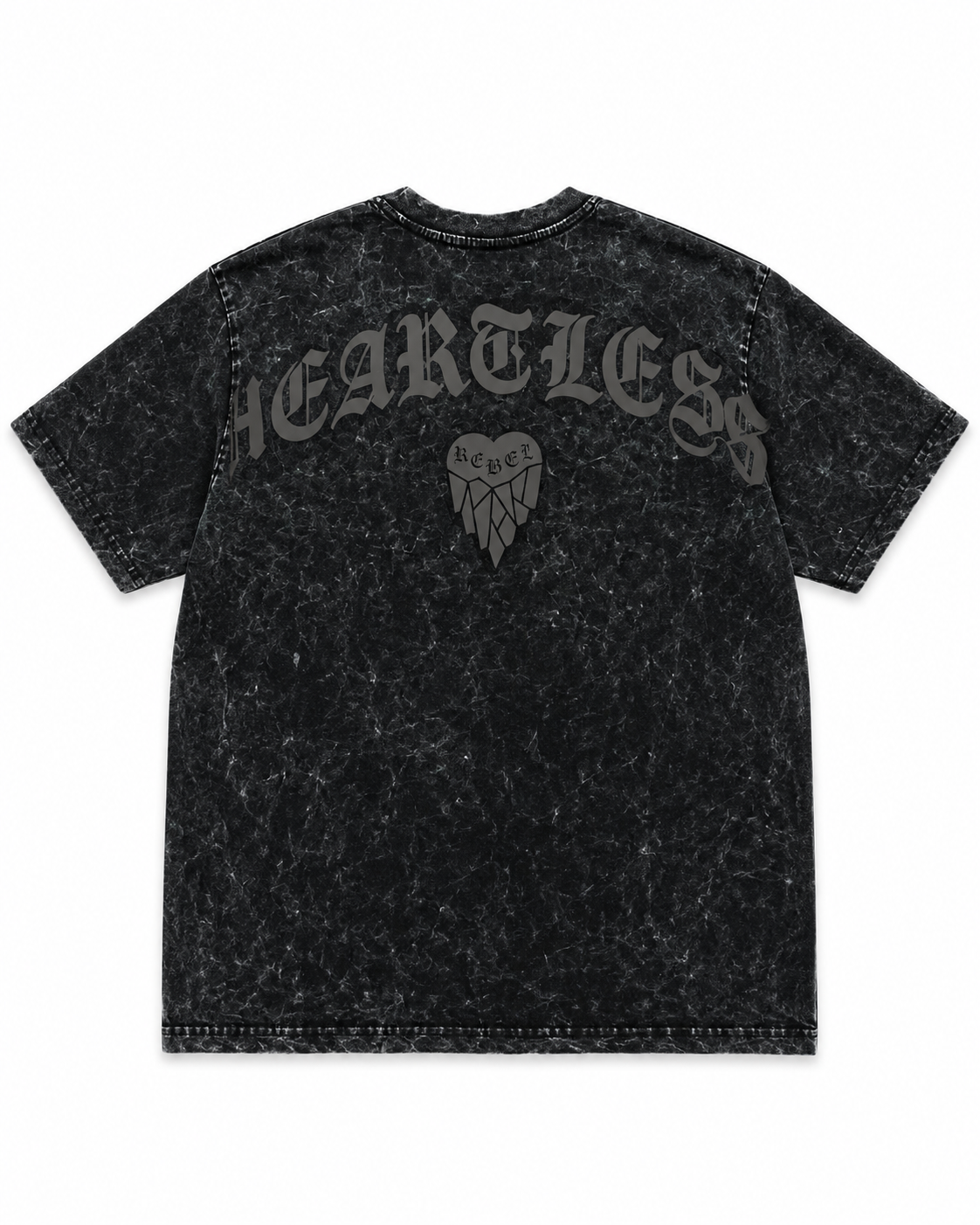 Cold Heart Acid Wash Oversized T-Shirt Secondary image