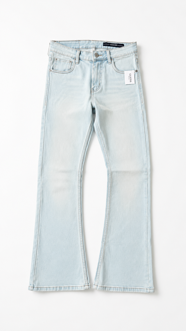 GUESS Light Wash Bootcut Jeans for Men