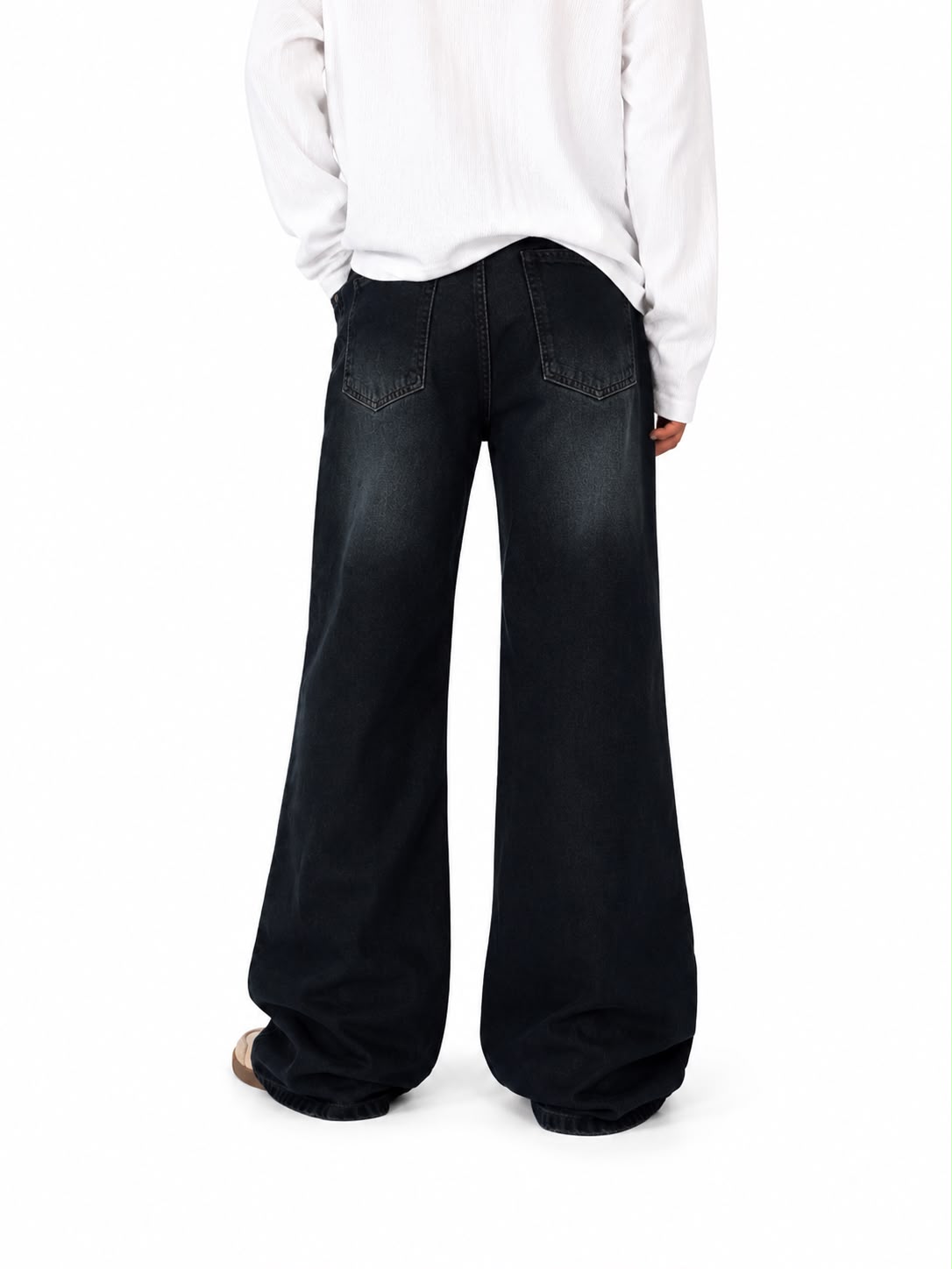 Premium Wide Leg Denim Pants