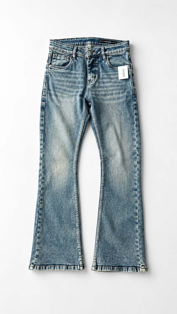GUESS Light Wash Bootcut Jeans for Men