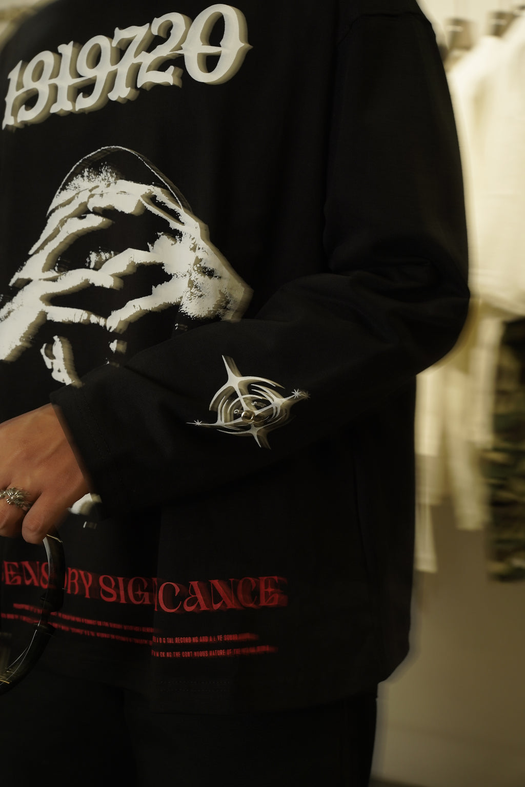 Oversized Graphic Long Sleeve Tee