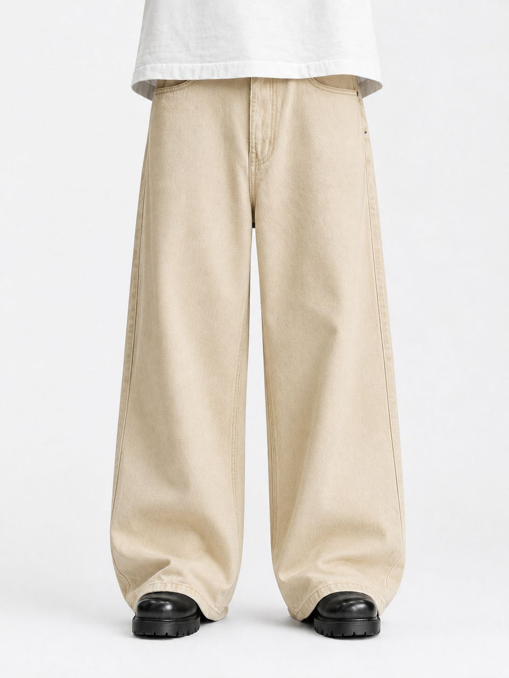 Men's Wide Leg Baggy Jeans