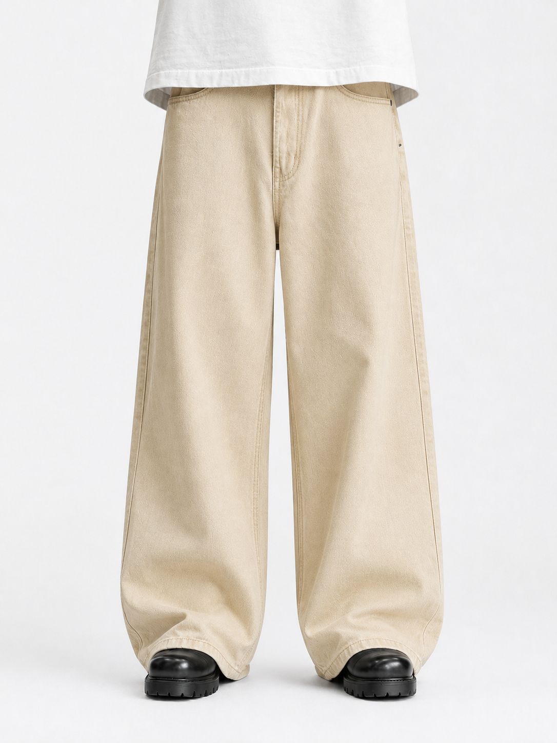 Men's Wide Leg Baggy Jeans