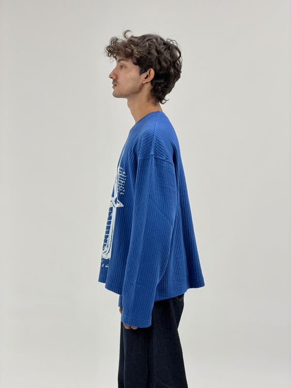 Oversized waffle Full Sleeve T-EES