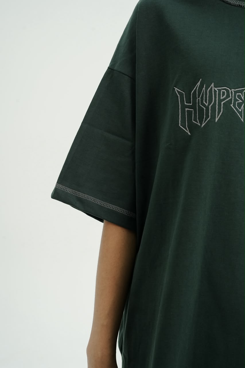 Hyperspace Embroidered Oversized T-Shirt