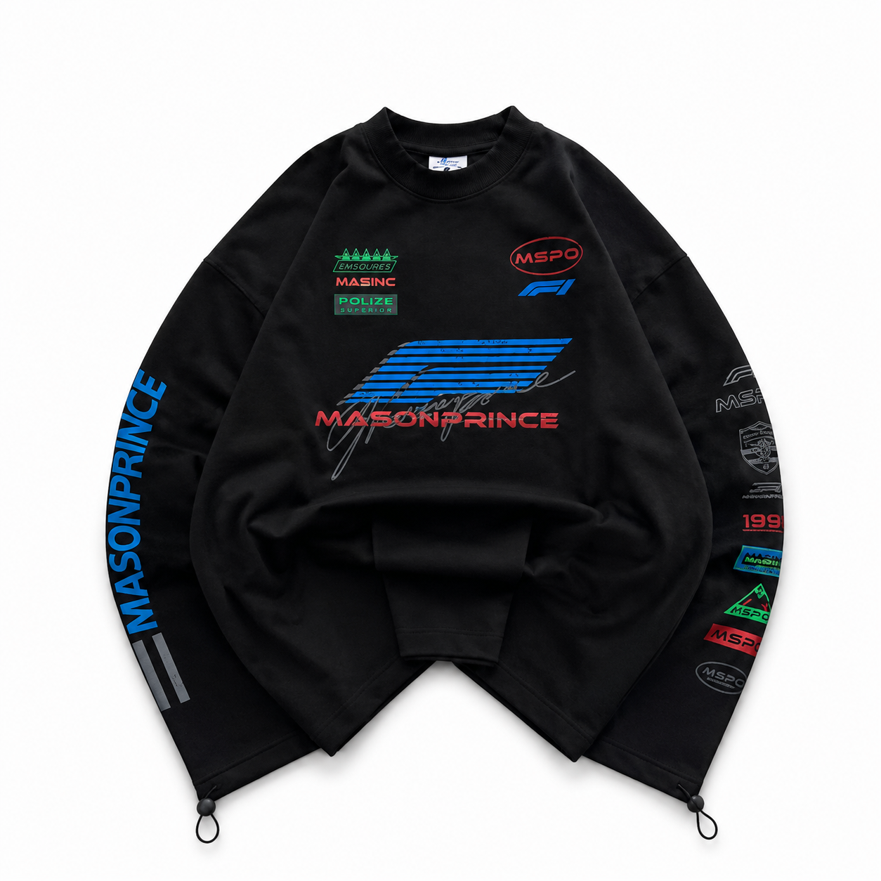 Mason Prince Racing Graphic Oversized Sweatshirt