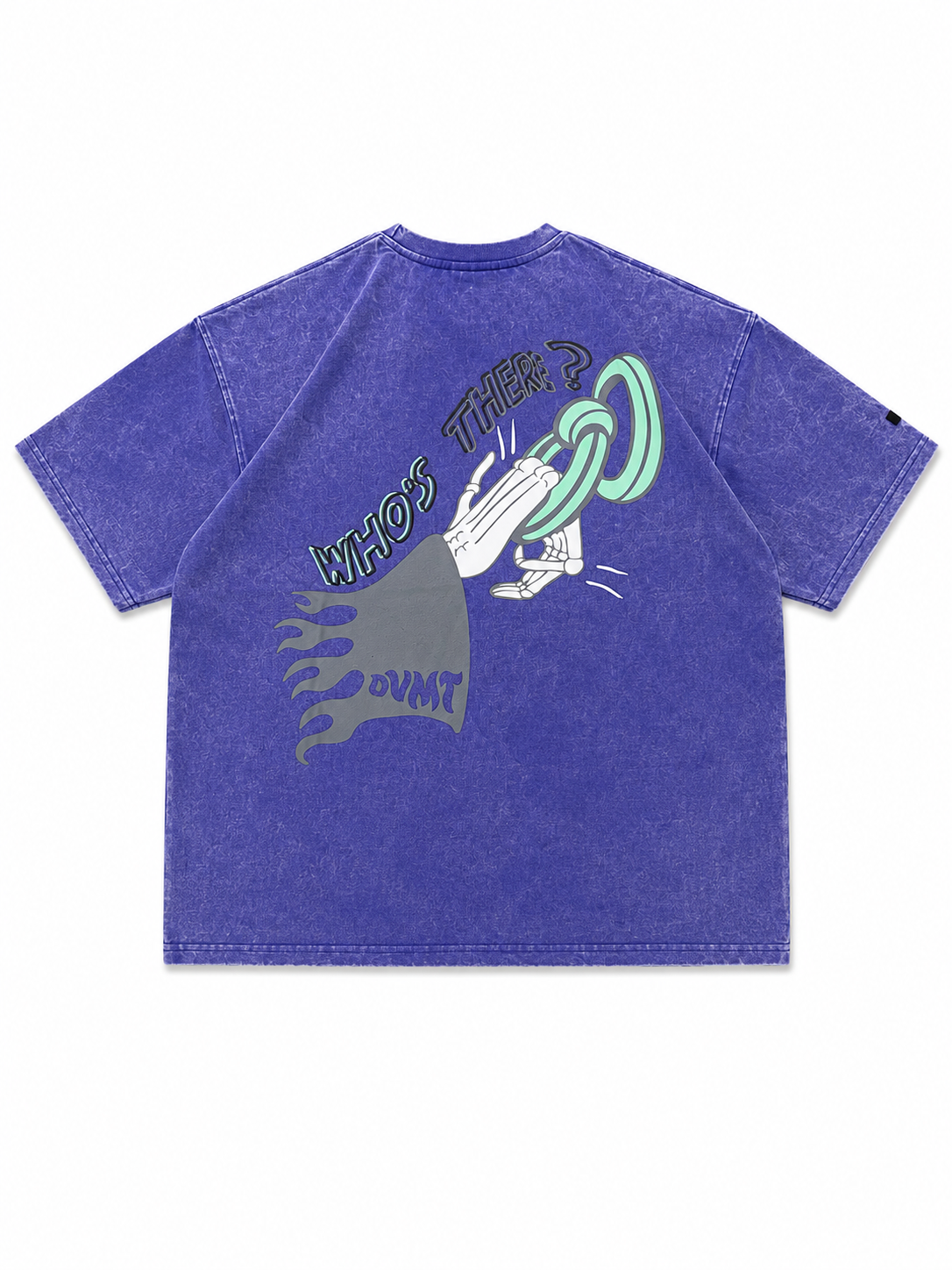 Oversized washed Purple Graphic T-Shirt Secondary image