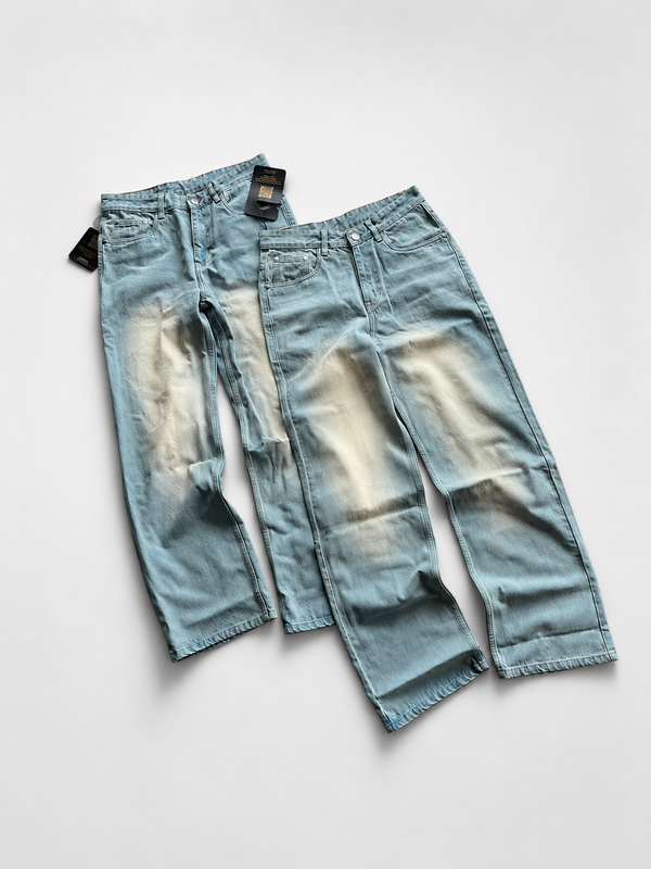Men's High length straight fit jeans