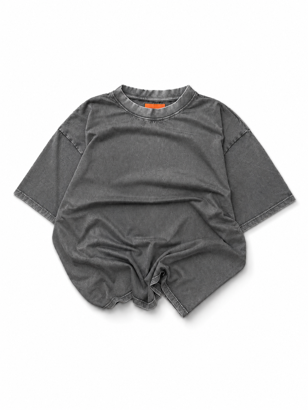 Men's Charcoal Washed Oversized T-Shirt
