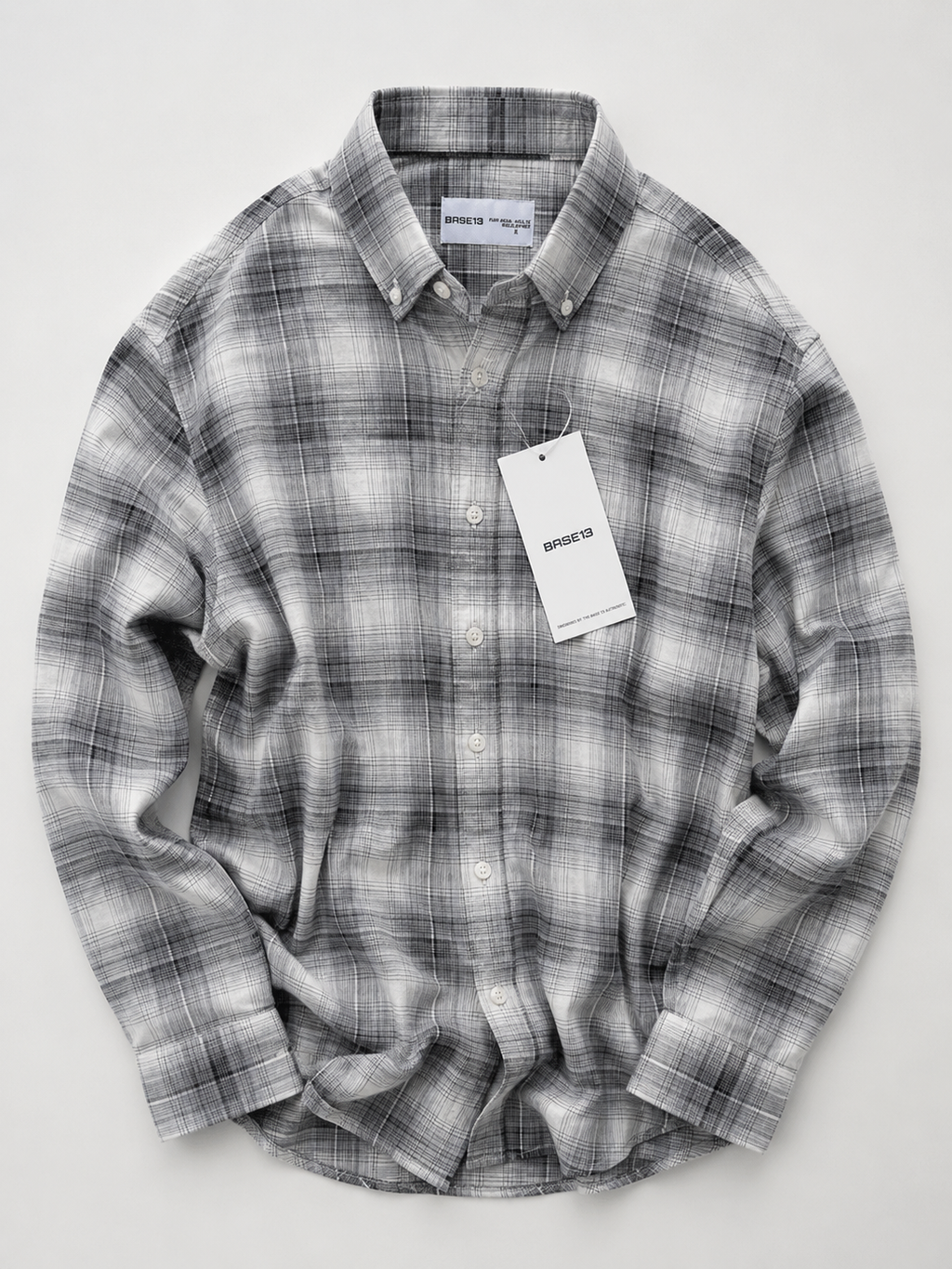 BASE13 Premium Plaid Flannel Shirt for Men