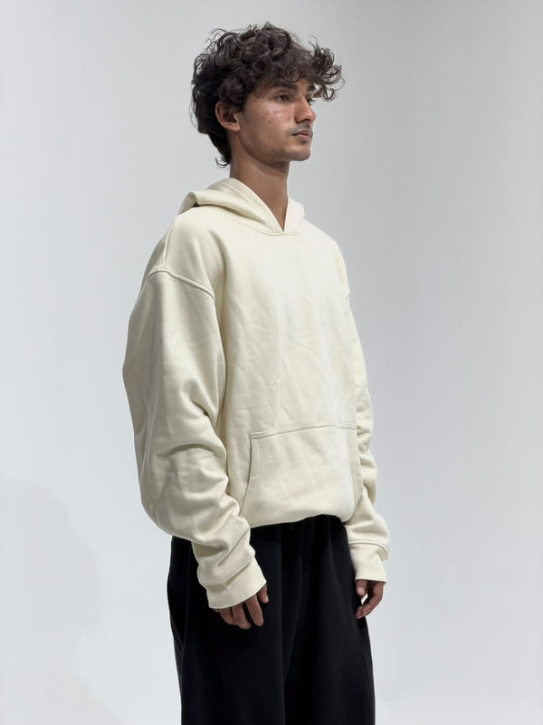 Cream oversized hoodie for men – Surplusstore