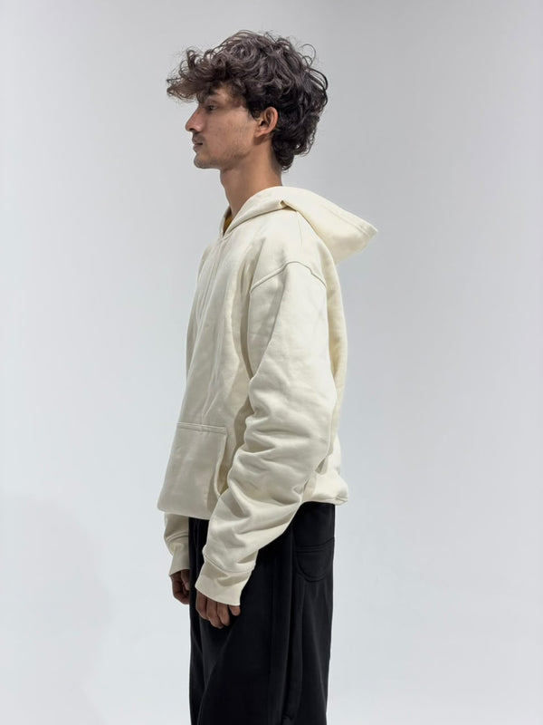 Cream oversized hoodie for men – Surplusstore