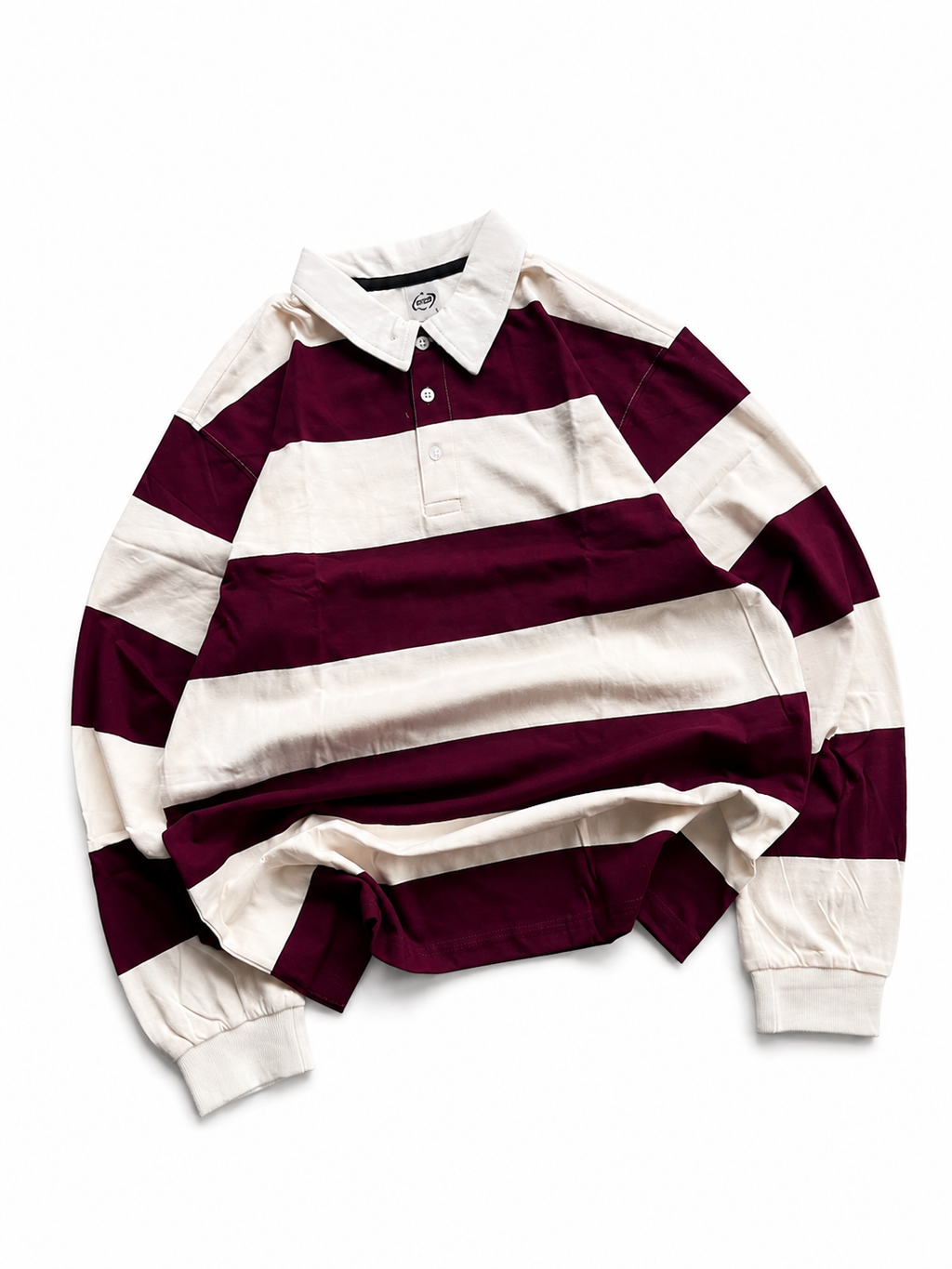 Striped Rugby Polo full sleeve Shirt
