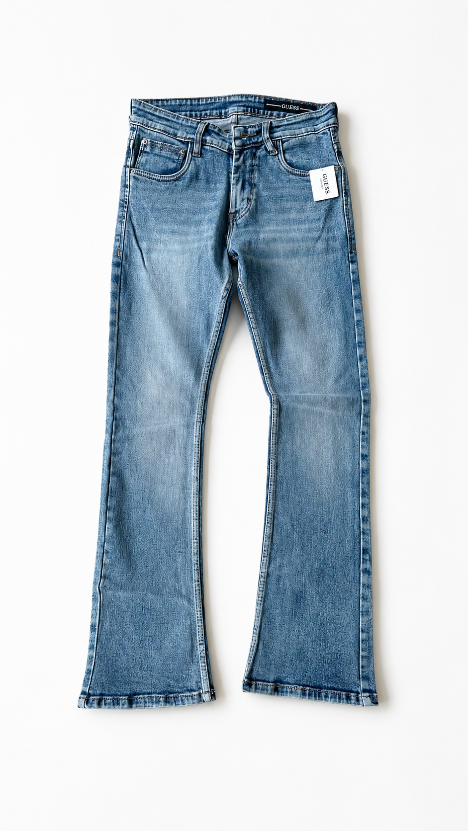 GUESS Light Wash Bootcut Jeans for Men