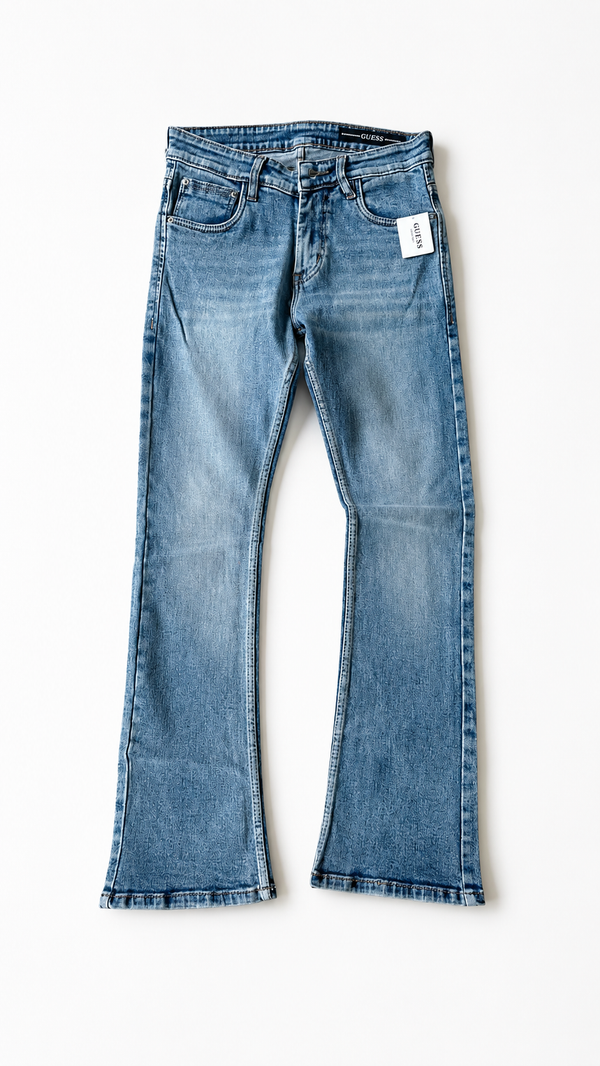 GUESS Light Wash Bootcut Jeans for Men