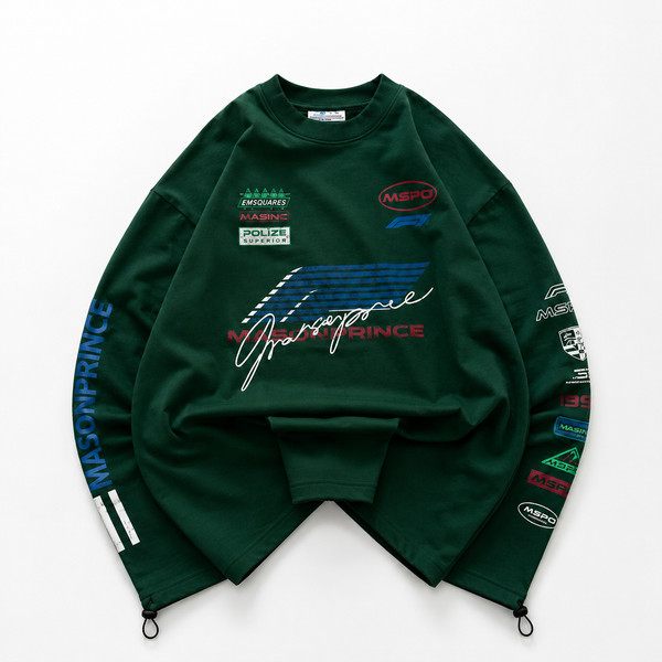 Mason Prince Racing Graphic Oversized Sweatshirt