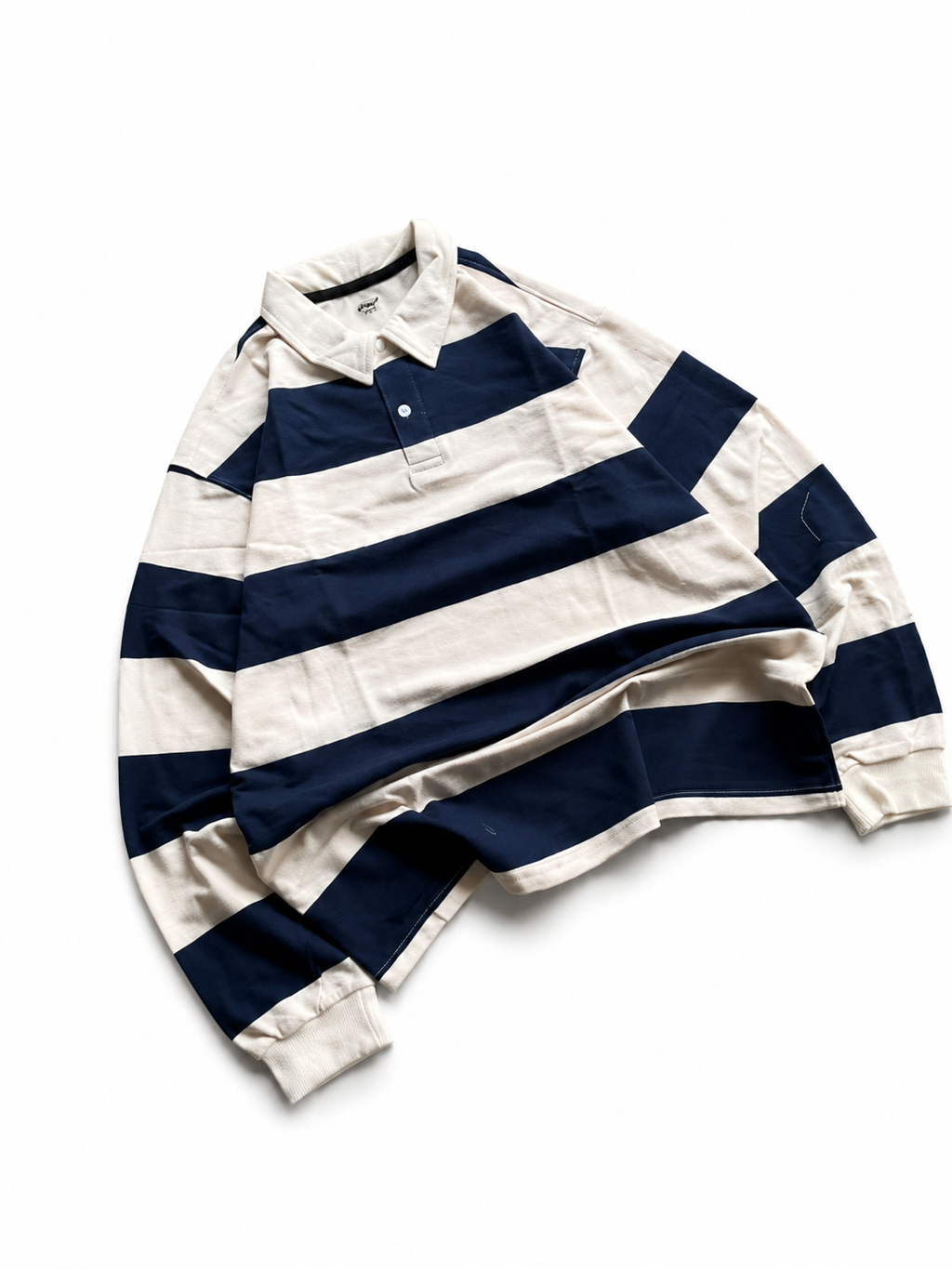 Striped Rugby Polo full sleeve Shirt