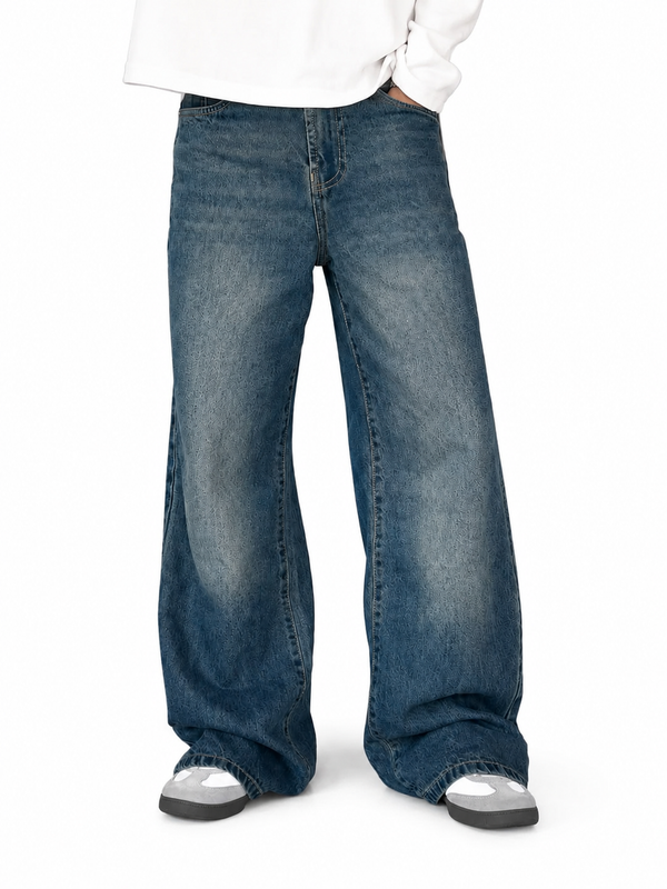 Premium Wide Leg Denim Pants