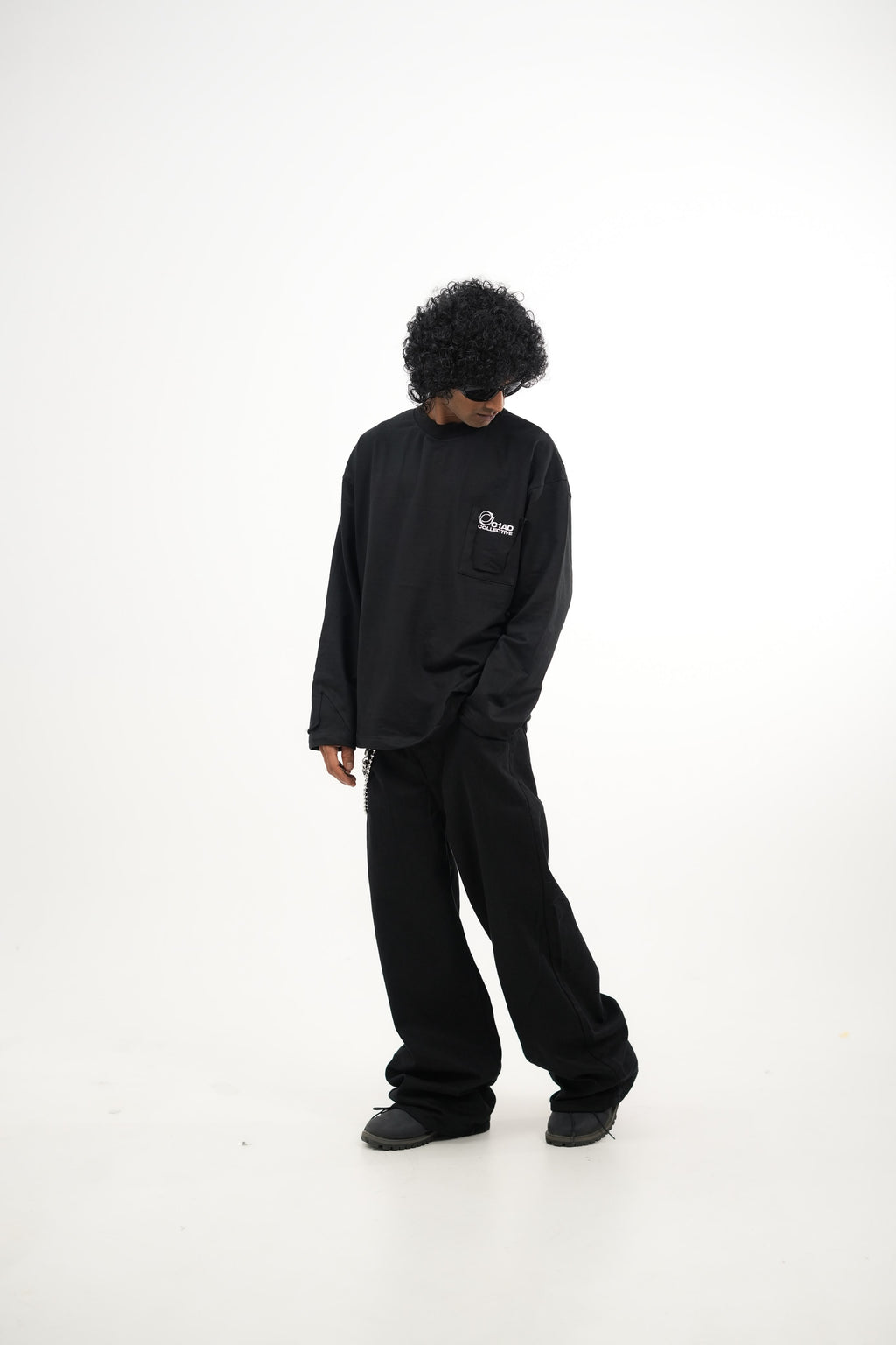 Men's oversized full sleeve graphic T-shirt