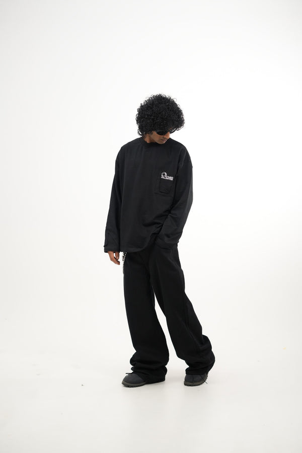 Men's oversized full sleeve graphic T-shirt