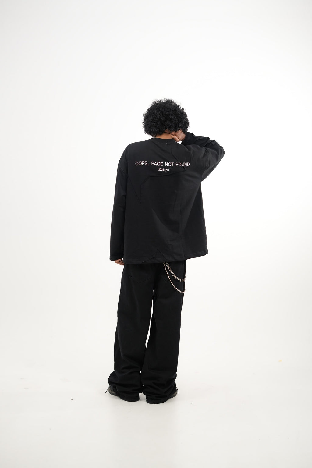 Men's oversized full sleeve graphic T-shirt