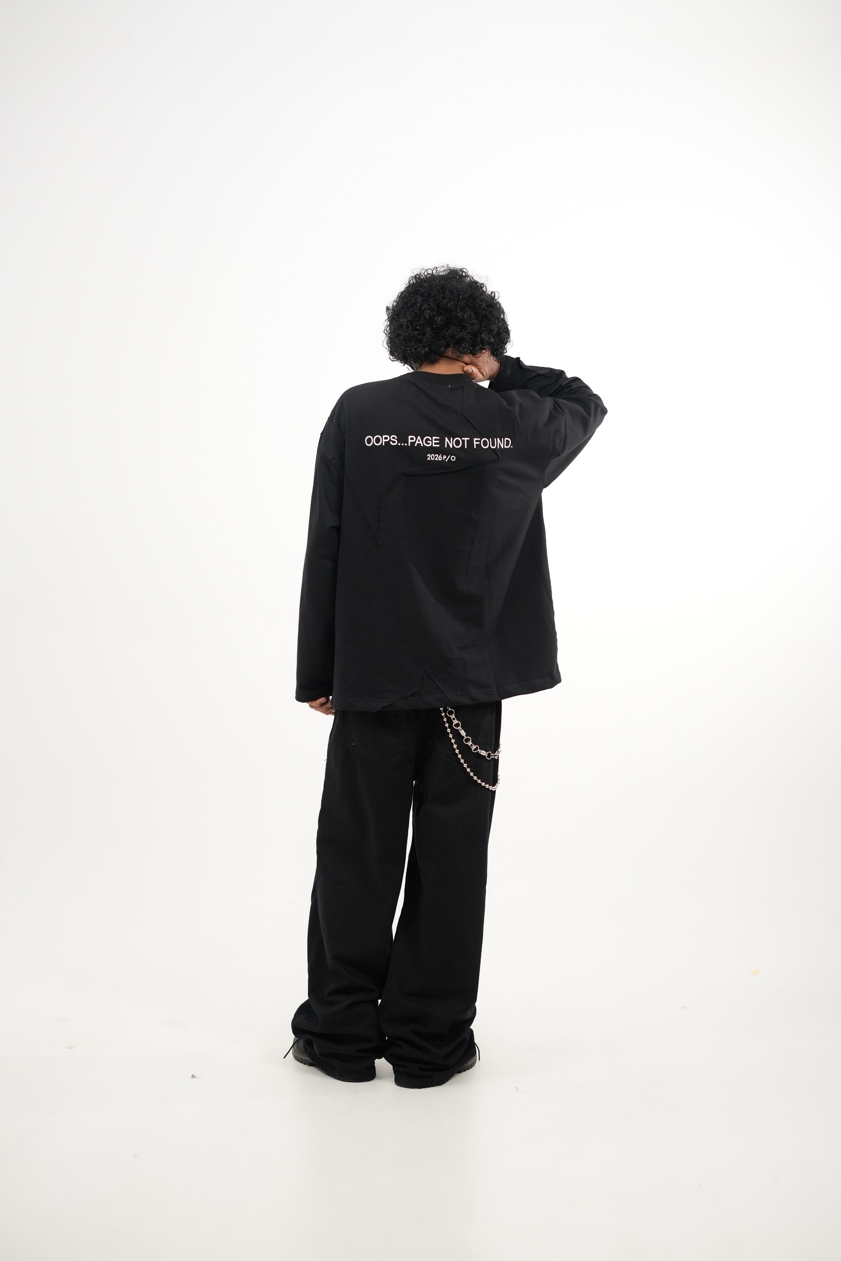 Men's oversized full sleeve graphic T-shirt