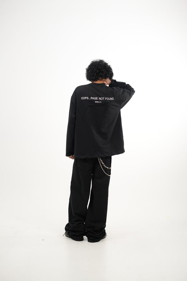 Men's oversized full sleeve graphic T-shirt