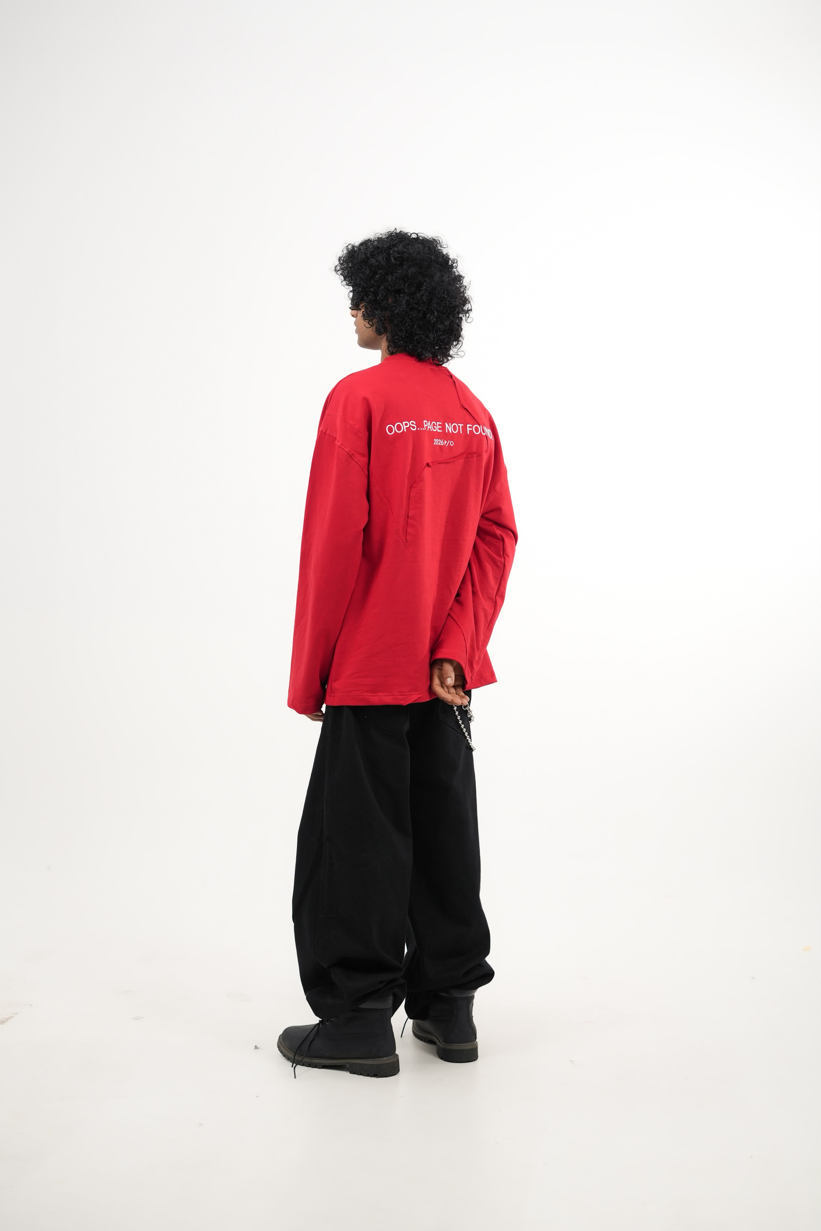 Men's oversized full sleeve graphic T-shirt