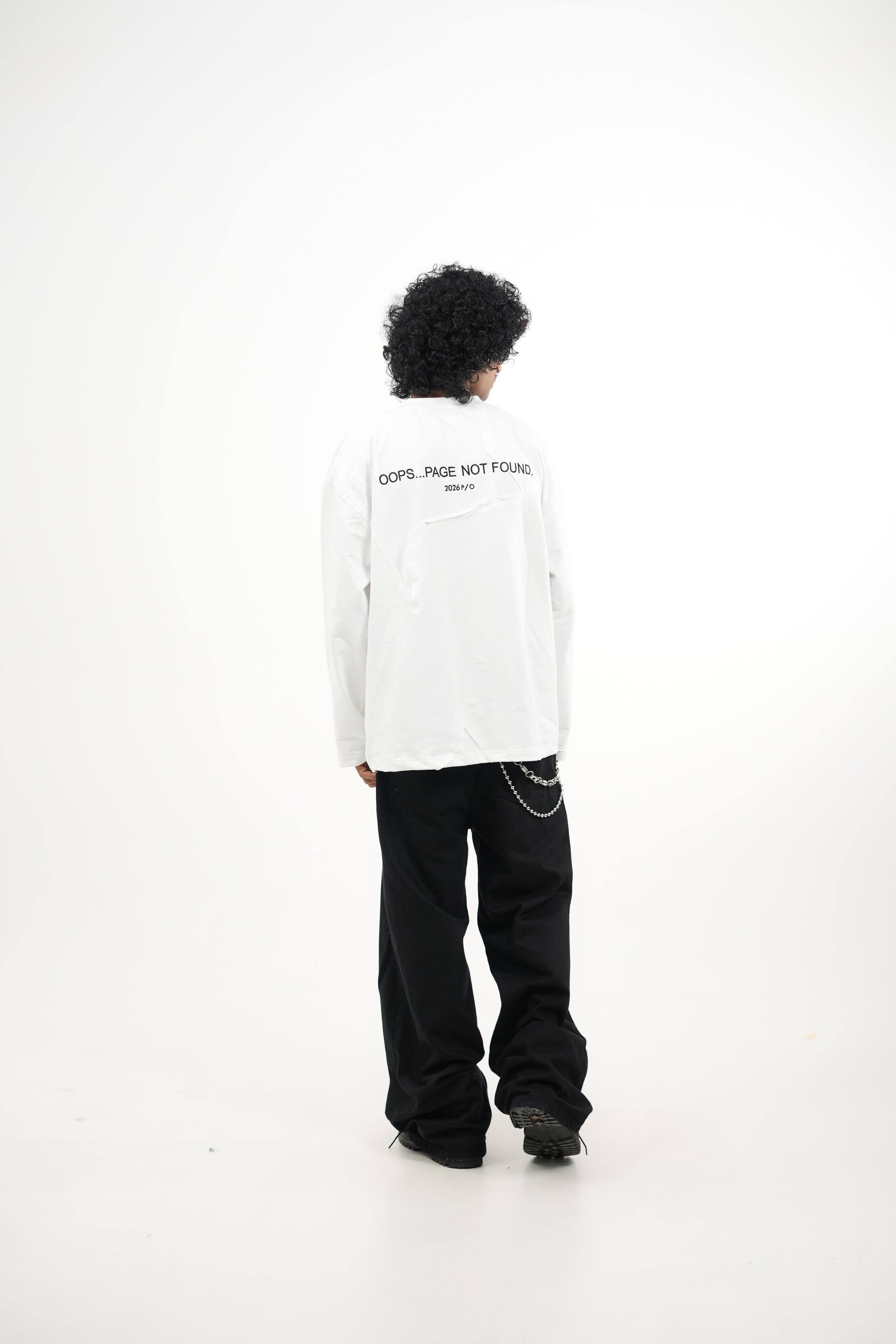 Men's oversized full sleeve graphic T-shirt