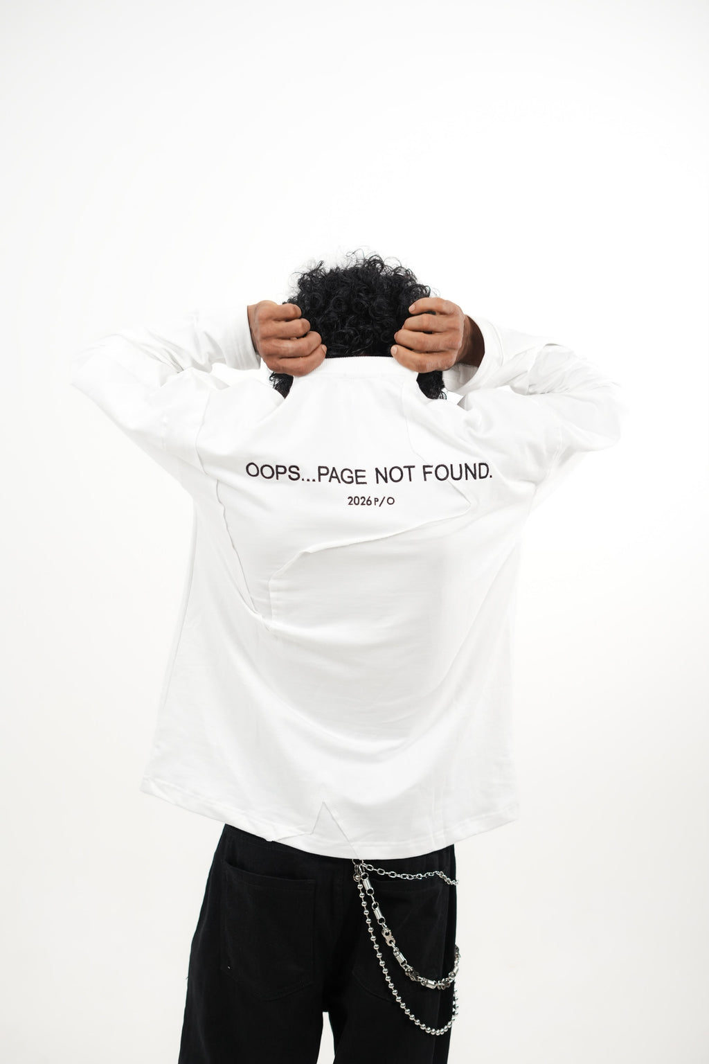 Men's oversized full sleeve graphic T-shirt