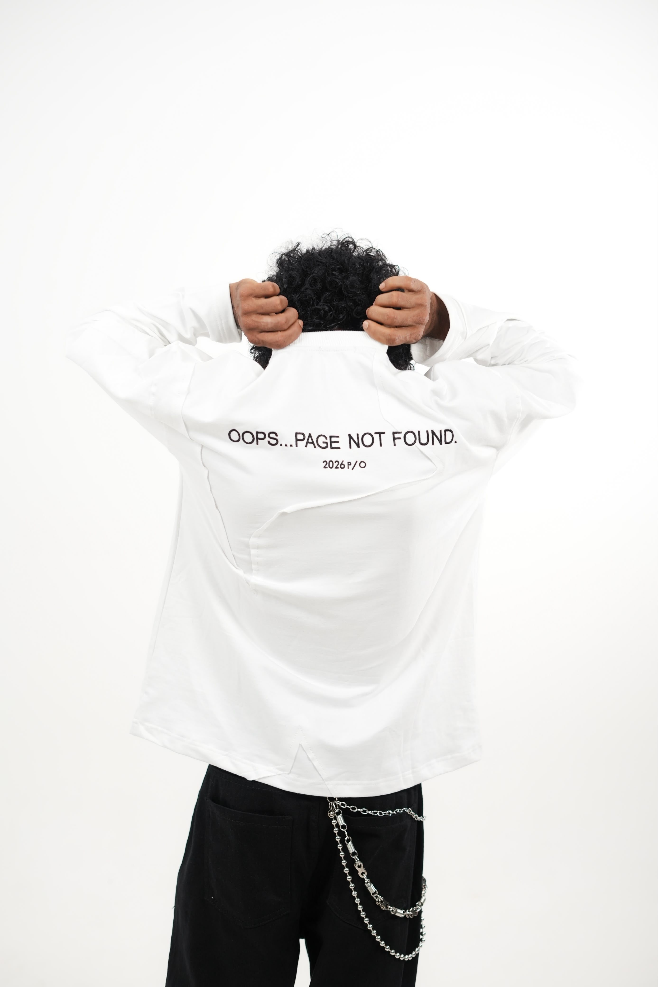 Men's oversized full sleeve graphic T-shirt