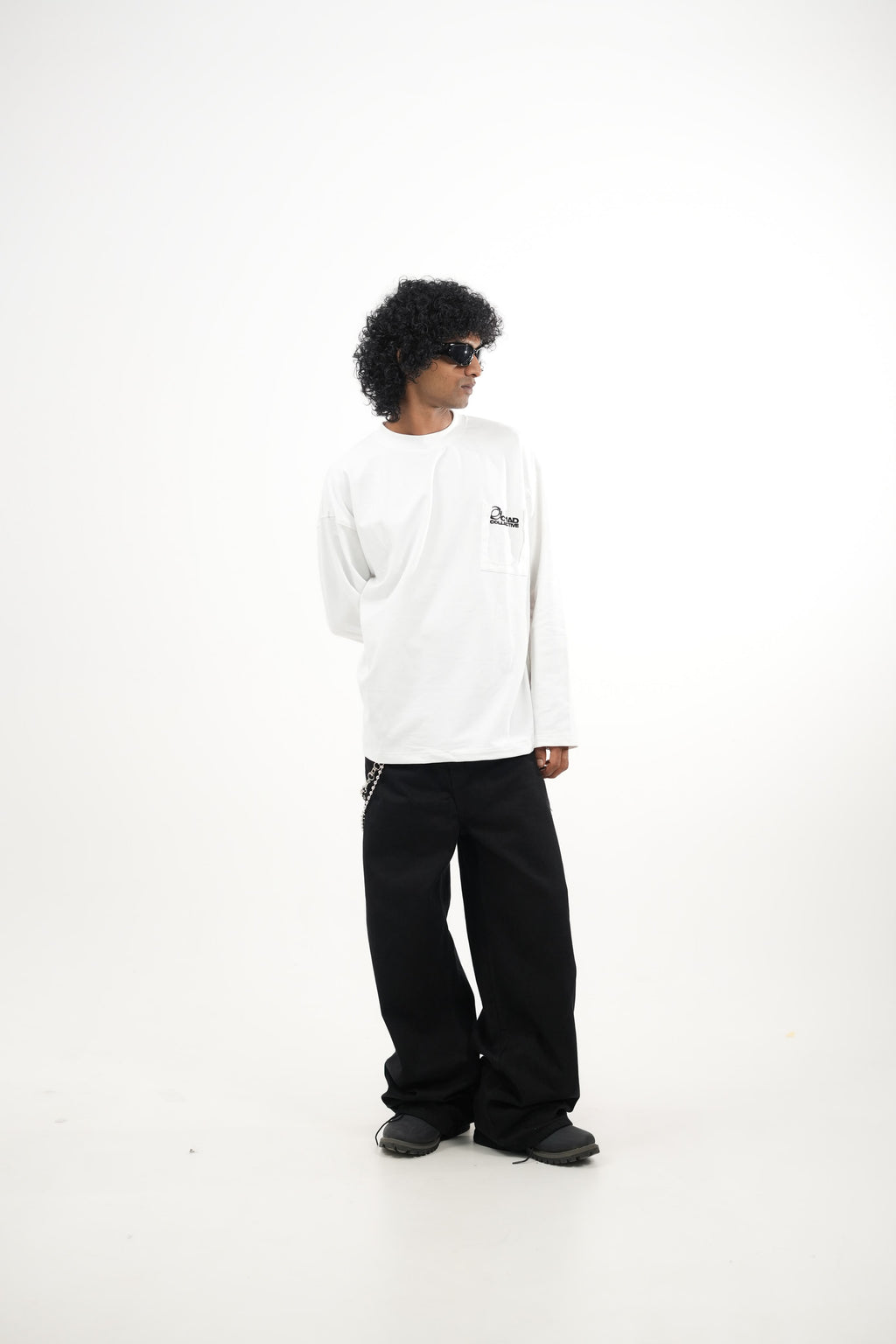 Men's oversized full sleeve graphic T-shirt