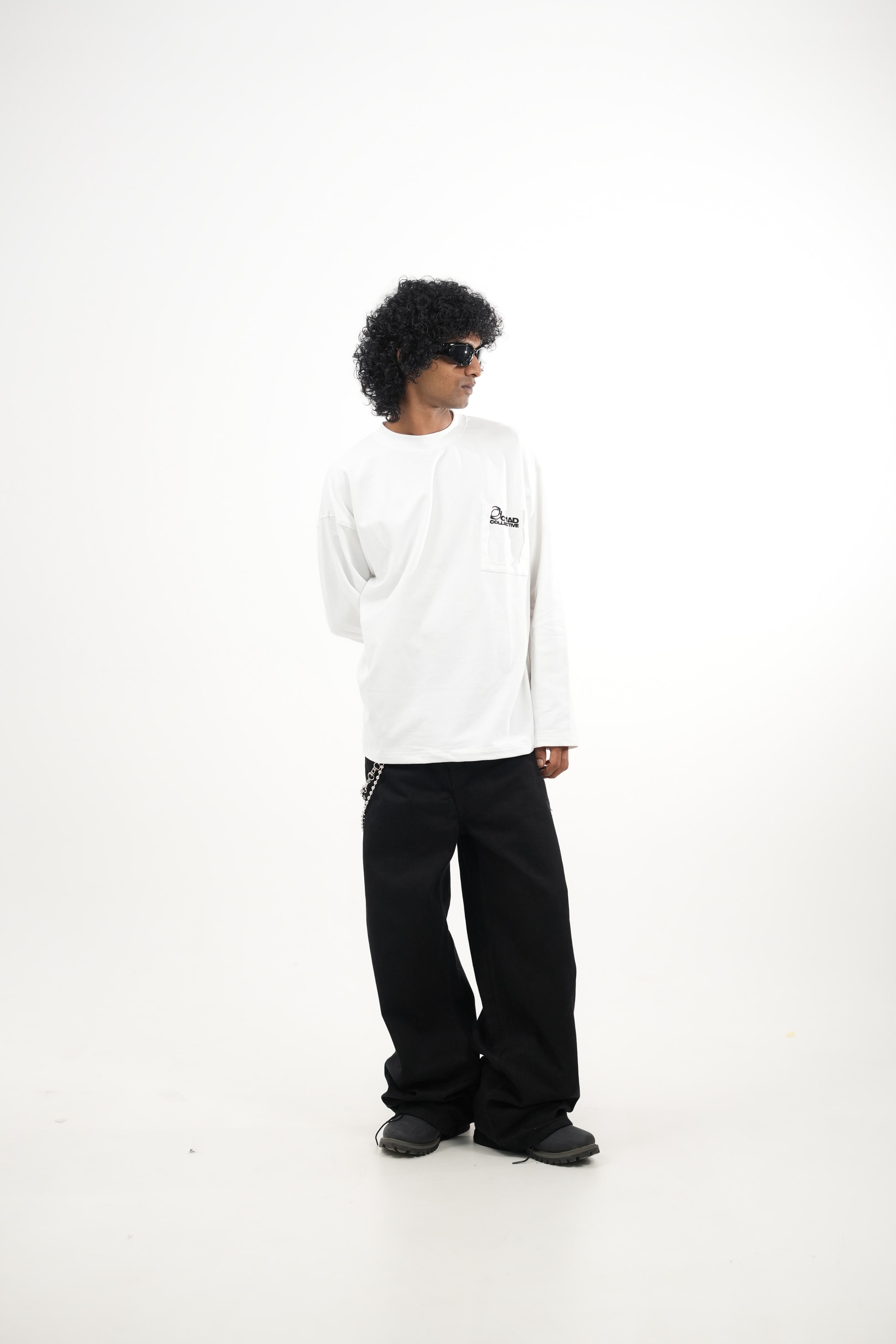 Men's oversized full sleeve graphic T-shirt