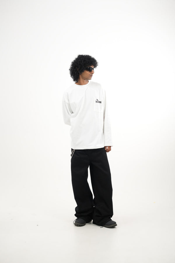 Men's oversized full sleeve graphic T-shirt