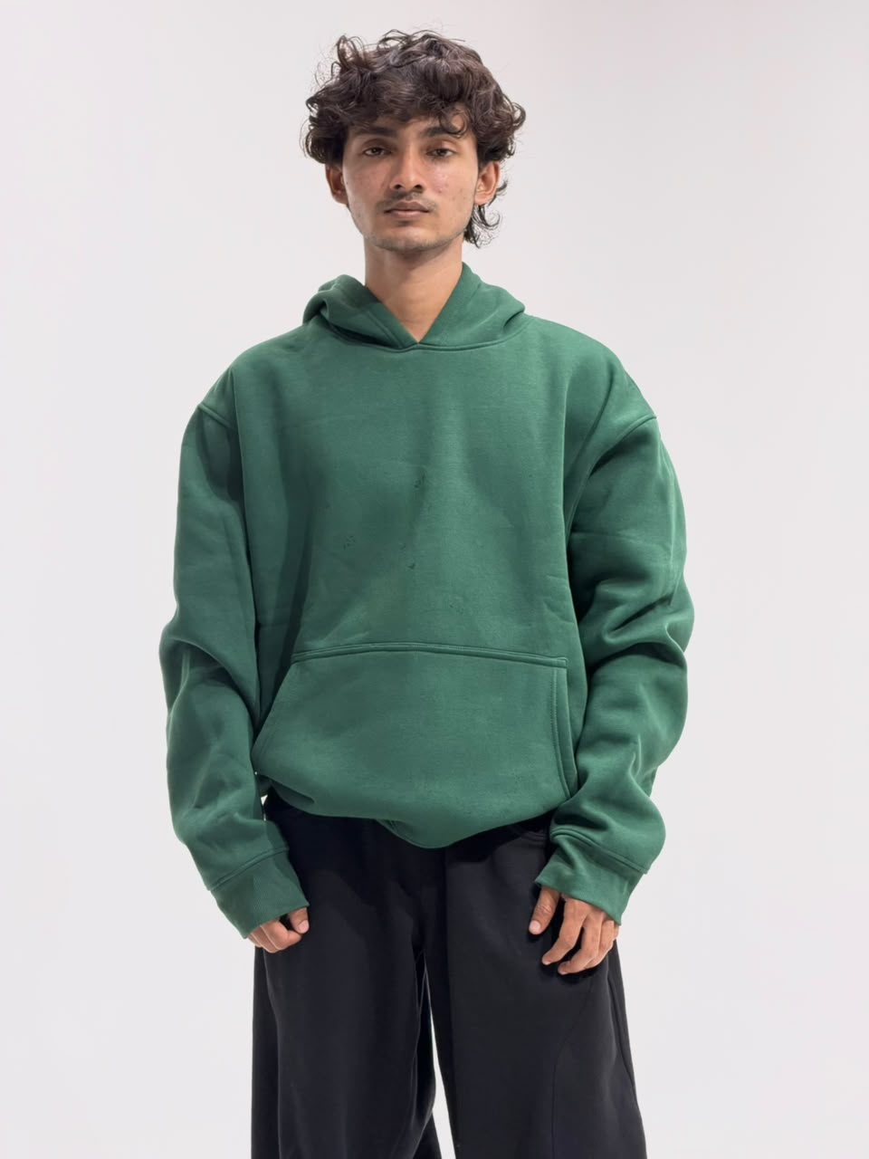 Cream oversized hoodie for men – Surplusstore Main image