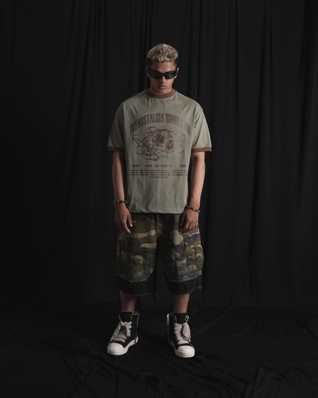 oversized ringer T-shirt