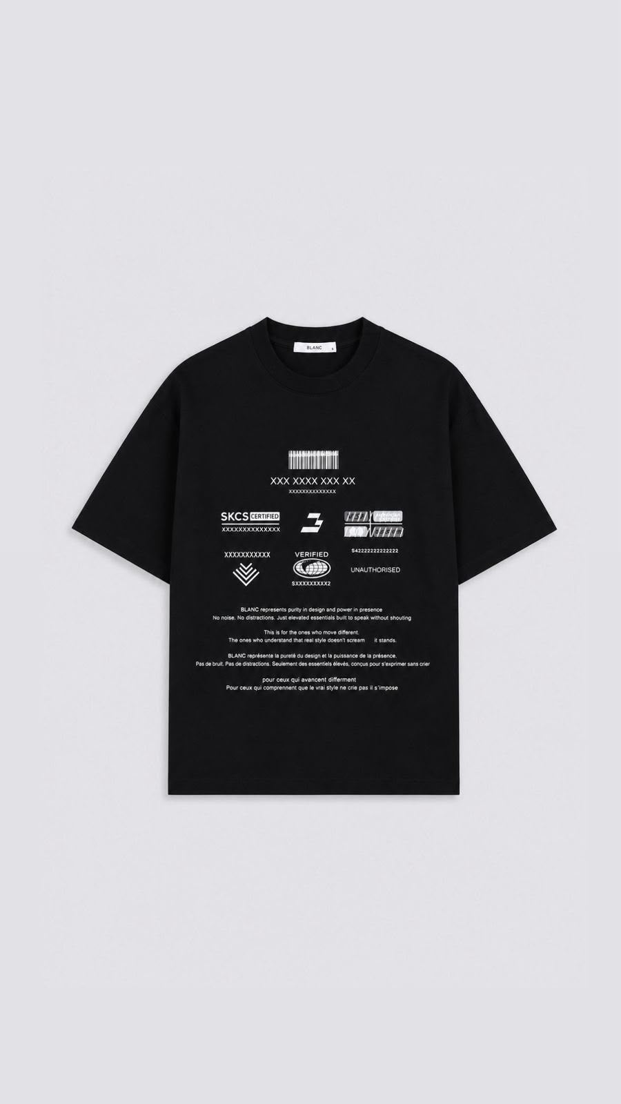 Premium red cotton oversized T-shirt for men with minimalist graphic design